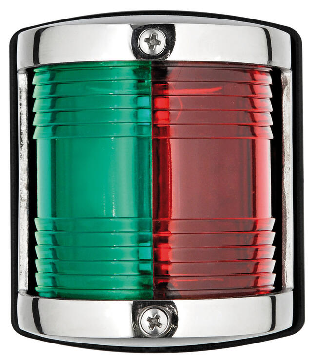 Fanale U85 Inox Rosso/verde